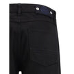 Black Cotton Jeans DenimThe denim Pants by Stone Island combine essential style with functional detailing. Featuring a regular waist with belt loops and a classic five-pocket design with rivets, they are built for durability and everyday wear. A versatile