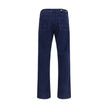 Blue Cotton Straight-Leg JeansThe straight-leg corduroy Trousers by Stone Island blend refined style with utilitarian spirit. Crafted from cotton corduroy, they feature a concealed zip and button closure, two slanted front pockets, and two back welt pocke