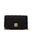 Black Fabric Clutch BagDescription: The product with MPN 10117851A157191B00V and code F85132 fabric in black is a clutches designed by Versace. It has features like front detail, removable shoulder.Black Fabric Clutch Bag${tagsVersaceAulae Black Fabric Cl