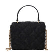 Black Fabric HandbagDescription: The product with MPN 10207061A157191B00V and code F85131 fabric in black is a handbags designed by Versace. It has features like front detail, removable shoulder.Black Fabric Handbag${tagsVersaceAulae Black Fabric Handbag