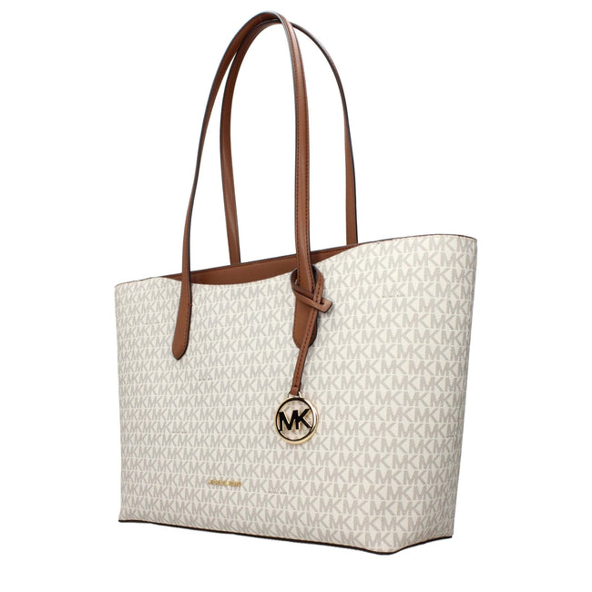 Beige Fabric Shoulder BagDescription: The product with MPN 35F5G4XT3BVANILLA and code F85139 fabric in beige is a shoulder bags designed by Michael Kors. It has features like logo, front detail, removable details.Beige Fabric Shoulder Bag${tagsMichael Kor