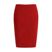 Red Viscose SkirtThe Satin Pencil Skirt by Saint Laurent is a statement of sleek sophistication. Featuring a high waist and fitted silhouette, it elegantly elongates the figure, while the lustrous satin finish adds depth and texture. Ideal for refined eve