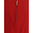 Red Viscose SkirtThe Satin Pencil Skirt by Saint Laurent is a statement of sleek sophistication. Featuring a high waist and fitted silhouette, it elegantly elongates the figure, while the lustrous satin finish adds depth and texture. Ideal for refined eve