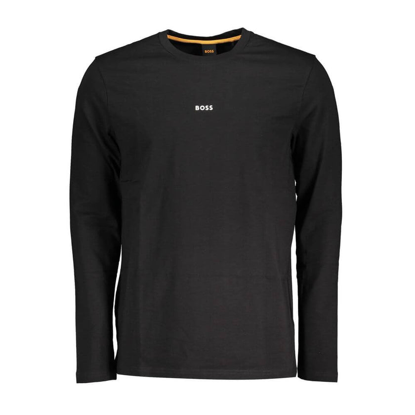 Black Cotton T-Shirtlong-sleeved t-shirt, round neck, application, logo, organic cottonBlack Cotton T-Shirt${tagsHugo BossAulae Black Cotton T-Shirt Hugo BossAulae Black Cotton T-Shirt long-sleeved t-shirt, round neck, application, logo, organic cotton 11