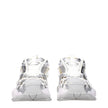 White Fabric Chunky SneakersDescription: The product with MPN 10163801A115096W690 and code F84049 fabric in white is a sneakers designed by Versace. It has features like front logo, side logo, back logo.White Fabric Chunky Sneakers${tagsVersaceAulae White
