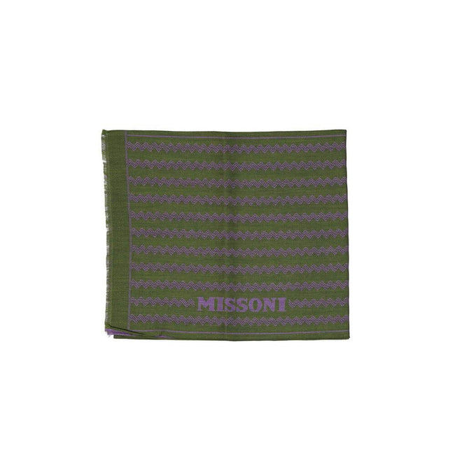 Green Wool ScarfDescription: – Composition: 100% Wool – Fringe finish – 40 x 180 cm – Made in Italy – Gender: WOMEN –Green Wool Scarf${tagsMissoniAulae Green Wool Scarf MissoniAulae Green Wool Scarf Description: – Composition: 100% Wool – Fringe finish –