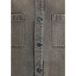 Gray Denim ShirtThe overdyed Denim Shirt by Fendi embodies a bold, contemporary spirit. Designed with dropped shoulders and chest patch pockets, it balances casual ease with refined craftsmanship. The front is fastened with logo-engraved metal buttons, ad