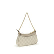 Ophidia Mini Shoulder BagOphidia Mini Shoulder Bag by Gucci is an elegant accessory in beige and white GG Supreme fabric with beige leather trim that accentuates its sophistication. Gold-tone hardware and the Double G logo add a distinctive and luxurious