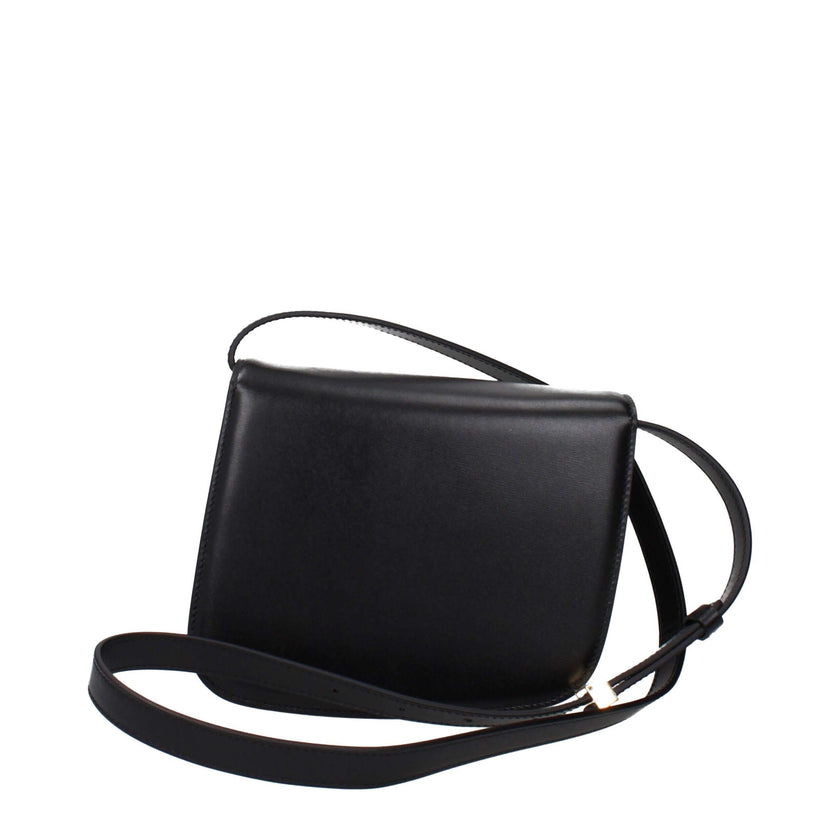 Black Leather Crossbody BagDescription: The product with MPN 2159710769385 and code F82866 leather in black is a crossbody bags designed by Salvatore Ferragamo. It has features like front logo, adjustable shoulder, removable shoulder.Black Leather Crossbo