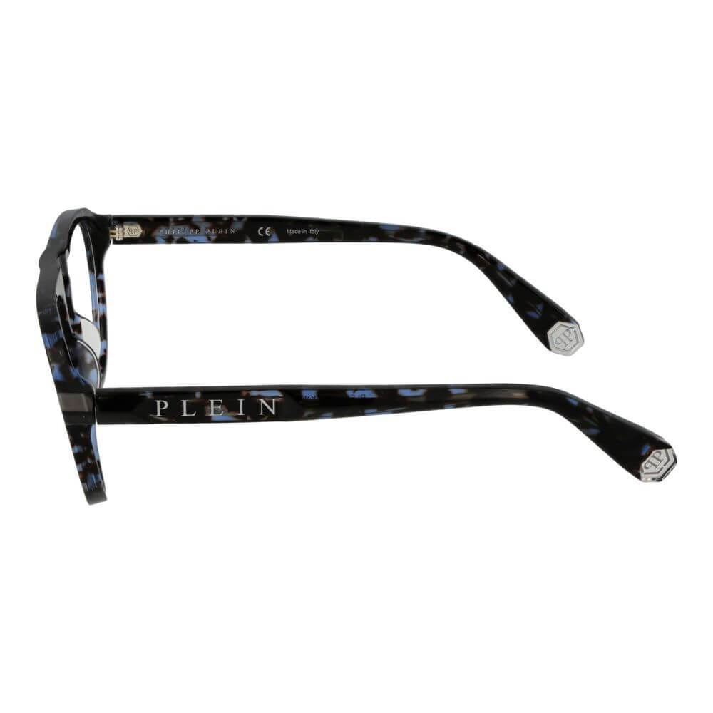 Blue Cellulose Acetate Glasses (Frames)Gender Men Main color Blue Frame color Blue Frame material Cellulose Acetate Rim Style Full-Rim Lenses Color Demo glasses Lenses Material Plastic Lenses Effect No Extra Lenses Height 46 Bridge width 18 Frame width 14