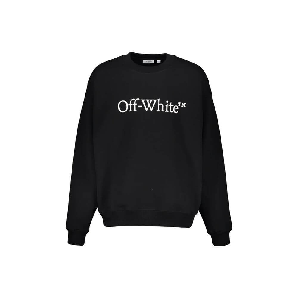 Black Cotton SweatshirtDescription: – Composition: 100% Cotton – Long sleeves – Round neck – Ribbed trims – Contrast logo print – Made in Portugal – Gender: MEN –Black Cotton Sweatshirt${tagsOff-WhiteAulae Black Cotton Sweatshirt Off-WhiteAulae Black Cott