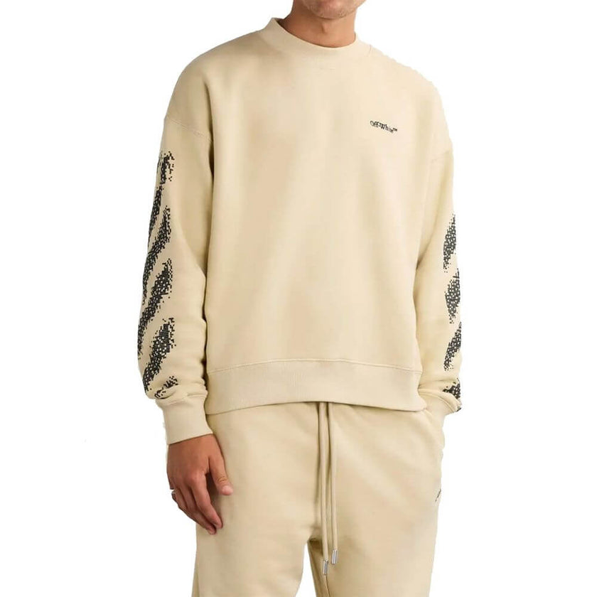 Beige Cotton SweatshirtDescription: – Composition: 100% Cotton – Long sleeves – Ribbed trims – Contrast logo print – Made in Portugal – Gender: MEN –Beige Cotton Sweatshirt${tagsOff-WhiteAulae Beige Cotton Sweatshirt Off-WhiteAulae Beige Cotton Sweatshirt