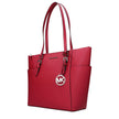 Red Leather Shoulder BagDescription: The product with MPN 35F0SCFT3LDKRASPBERRY and code F85168 leather in red is a shoulder bags designed by Michael Kors. It has features like front logo, front detail, removable details.Red Leather Shoulder Bag${tagsMich