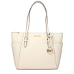 Beige Leather Shoulder BagDescription: The product with MPN 35T0GCFT7LLTCREAM and code F85167 leather in beige is a shoulder bags designed by Michael Kors. It has features like front logo, front detail, removable details.Beige Leather Shoulder Bag${tagsMi