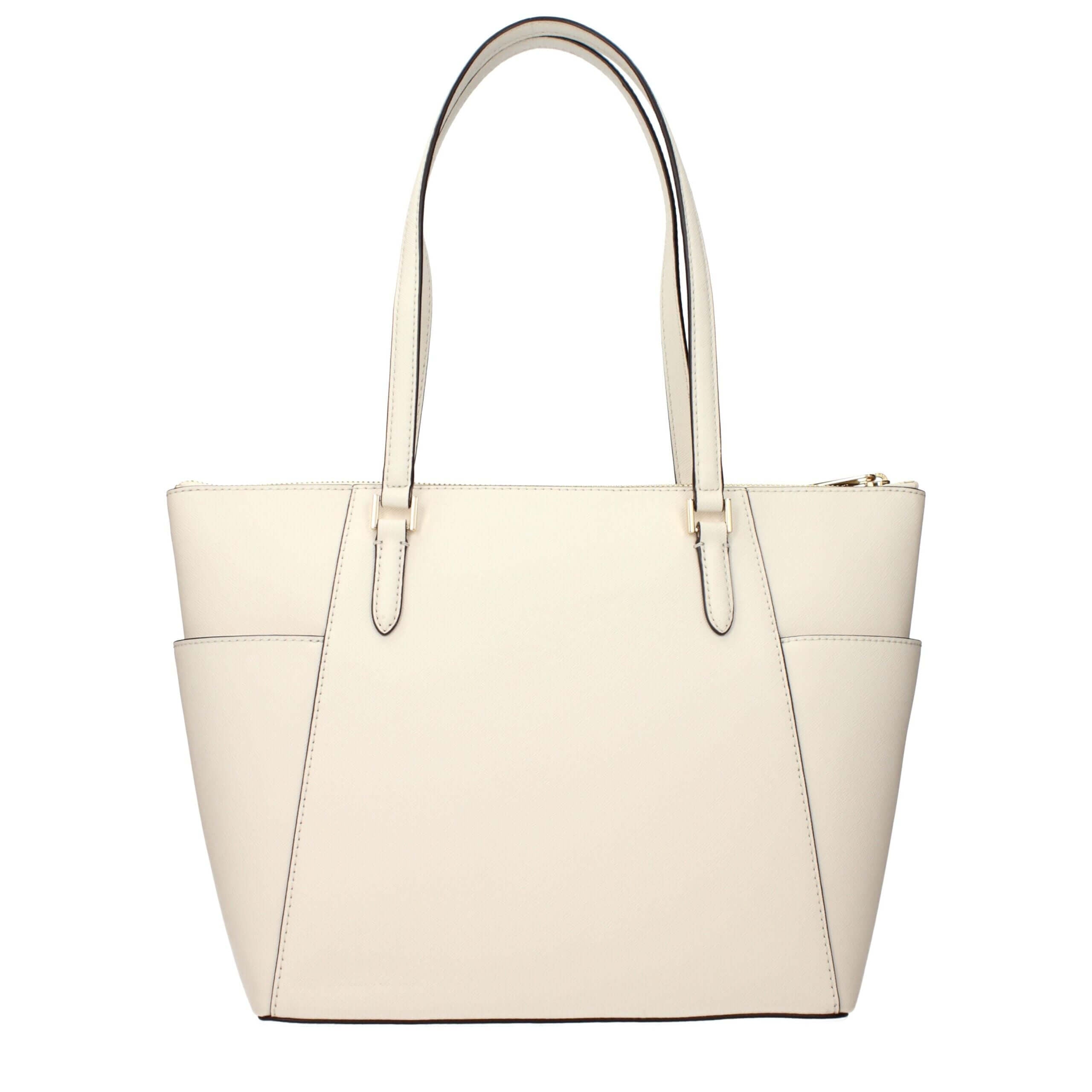 Beige Leather Shoulder BagDescription: The product with MPN 35T0GCFT7LLTCREAM and code F85167 leather in beige is a shoulder bags designed by Michael Kors. It has features like front logo, front detail, removable details.Beige Leather Shoulder Bag${tagsMi