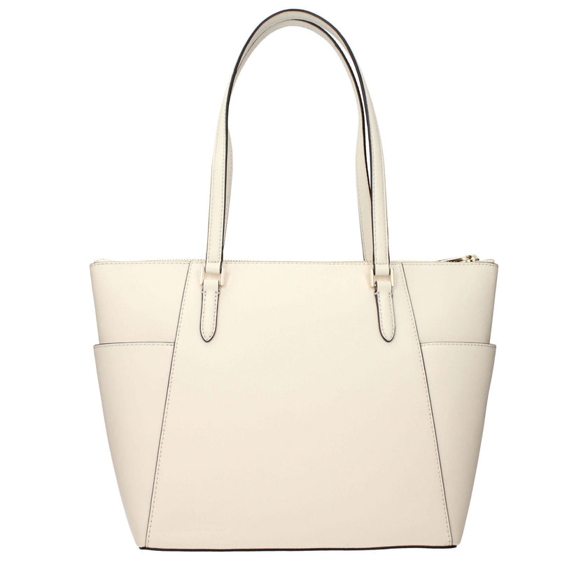 Beige Leather Shoulder BagDescription: The product with MPN 35T0GCFT7LLTCREAM and code F85167 leather in beige is a shoulder bags designed by Michael Kors. It has features like front logo, front detail, removable details.Beige Leather Shoulder Bag${tagsMi