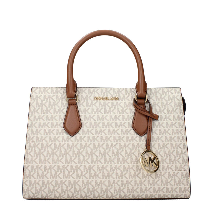 Beige Fabric HandbagDescription: The product with MPN 35S3G6HS2BVANILLA and code F85171 fabric in beige is a handbags designed by Michael Kors. It has features like logo, divider inner pocket, adjustable shoulder, removable shoulder, removable details.Bei