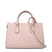 Pink Fabric HandbagDescription: The product with MPN 35S3G6HS2LPOWDERBLUSH and code F85169 fabric in pink is a handbags designed by Michael Kors. It has features like front logo, removable details, adjustable shoulder, removable shoulder, divider inner po