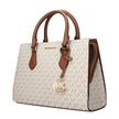 Beige Fabric HandbagDescription: The product with MPN 35S3G6HS2BVANILLA and code F85171 fabric in beige is a handbags designed by Michael Kors. It has features like logo, divider inner pocket, adjustable shoulder, removable shoulder, removable details.Bei