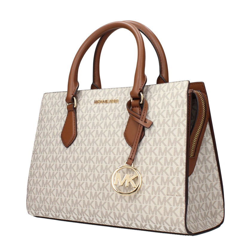 Beige Fabric HandbagDescription: The product with MPN 35S3G6HS2BVANILLA and code F85171 fabric in beige is a handbags designed by Michael Kors. It has features like logo, divider inner pocket, adjustable shoulder, removable shoulder, removable details.Bei