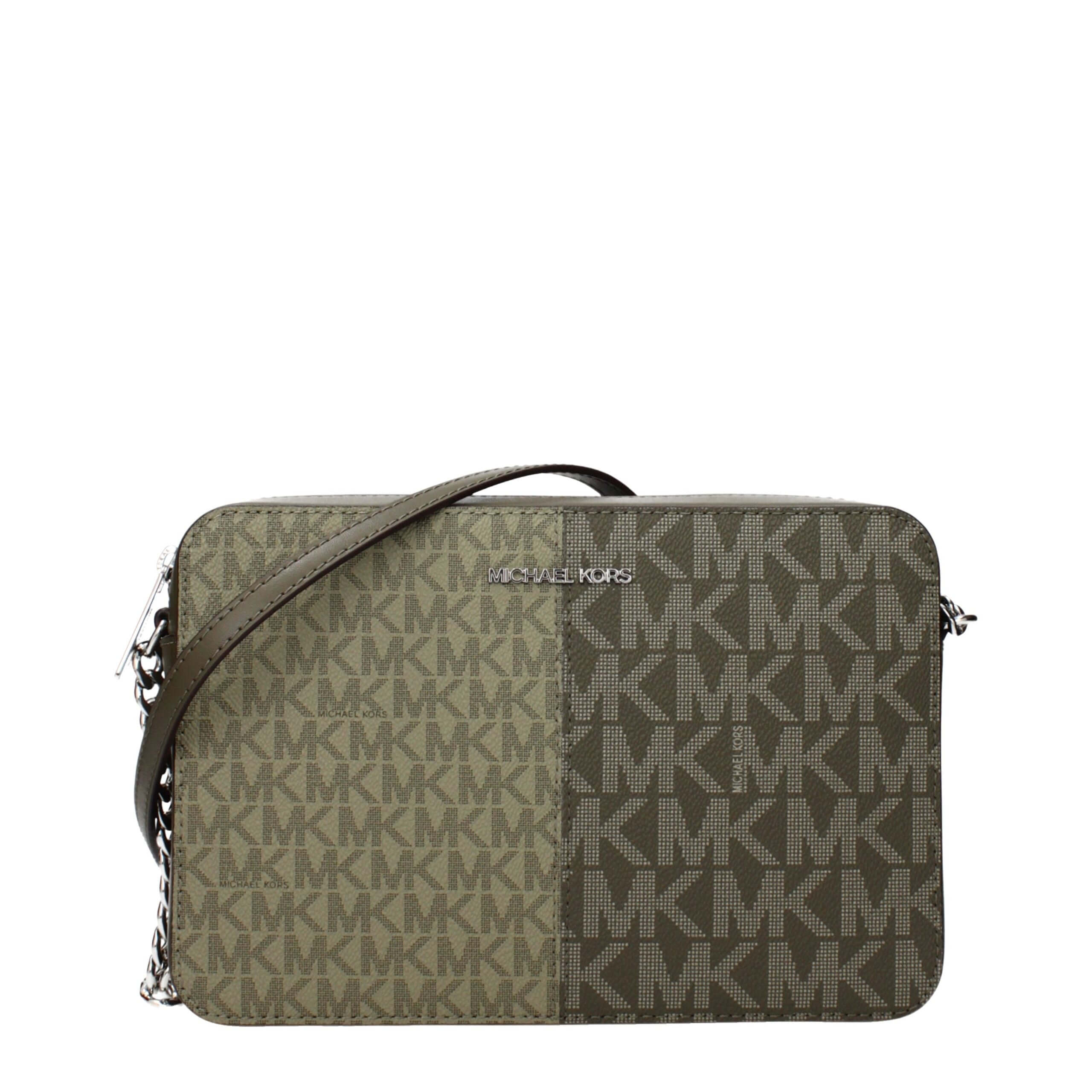 Green Fabric Crossbody BagDescription: The product with MPN 35F5STTC3BOLIVEMULTI and code F85172 fabric in green is a crossbody bags designed by Michael Kors. It has features like logo, adjustable shoulder.Green Fabric Crossbody Bag${tagsMichael KorsAulae