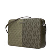 Green Fabric Crossbody BagDescription: The product with MPN 35F5STTC3BOLIVEMULTI and code F85172 fabric in green is a crossbody bags designed by Michael Kors. It has features like logo, adjustable shoulder.Green Fabric Crossbody Bag${tagsMichael KorsAulae