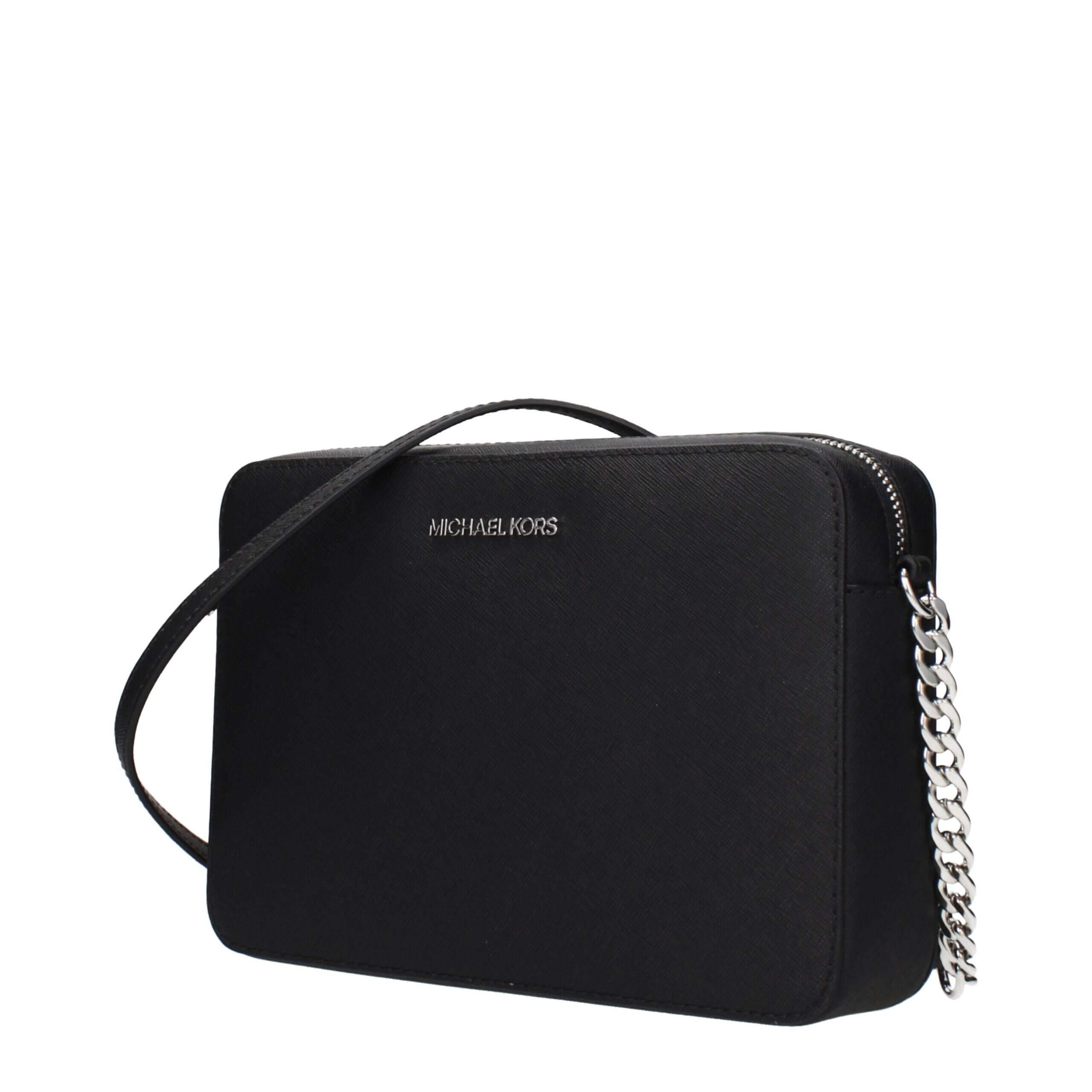 Black Leather Crossbody BagDescription: The product with MPN 35F8STTC9LBLACK and code F85173 leather in black is a crossbody bags designed by Michael Kors. It has features like front logo, adjustable shoulder.Black Leather Crossbody Bag${tagsMichael KorsA