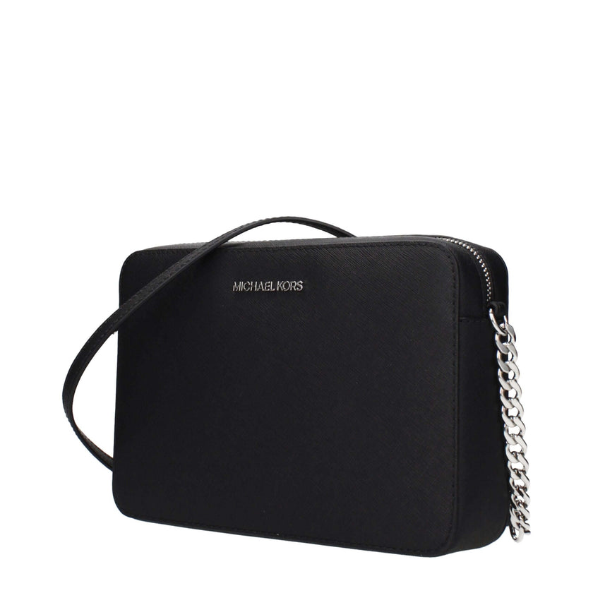 Black Leather Crossbody BagDescription: The product with MPN 35F8STTC9LBLACK and code F85173 leather in black is a crossbody bags designed by Michael Kors. It has features like front logo, adjustable shoulder.Black Leather Crossbody Bag${tagsMichael KorsA