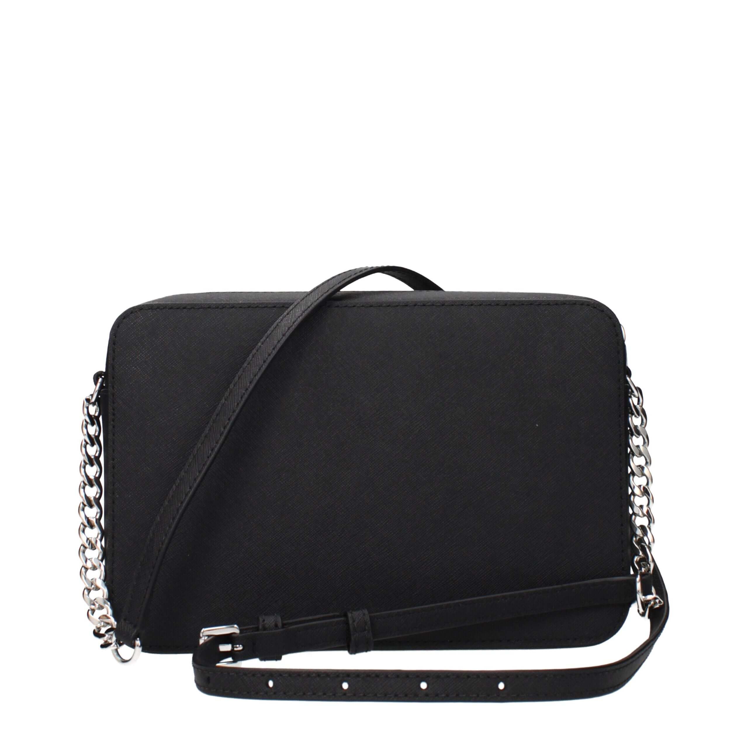 Black Leather Crossbody BagDescription: The product with MPN 35F8STTC9LBLACK and code F85173 leather in black is a crossbody bags designed by Michael Kors. It has features like front logo, adjustable shoulder.Black Leather Crossbody Bag${tagsMichael KorsA