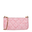 Pink Fabric Crossbody BagDescription: The product with MPN 10155411A159111P56V and code F84035 fabric in pink is a crossbody bags designed by Versace. It has features like front detail, removable shoulder.Pink Fabric Crossbody Bag${tagsVersaceAulae Pink F