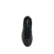 Black Calf Leather Bos Taurus SneakersLeather Sneakers by Prada combine elegance and urban style in an essential and sophisticated design. Featuring a lace-up closure and a flat sole, they feature a paneled pattern that adds depth to the profile. The gold