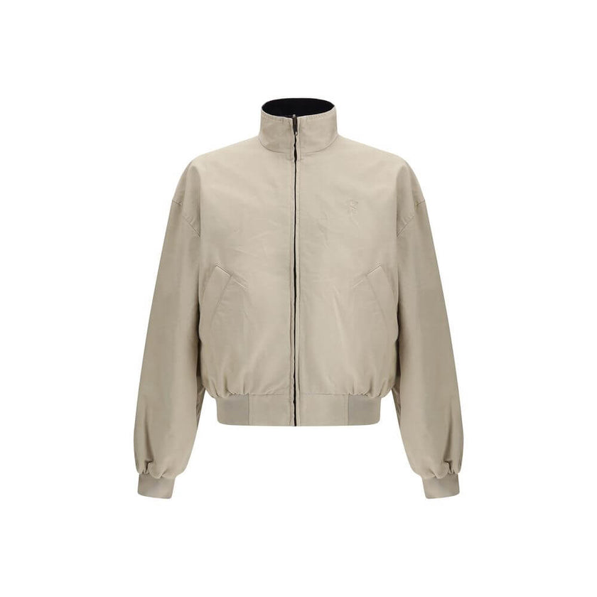 Blue Cotton BomberThe reversible cotton Blouson by Balenciaga embodies contemporary elegance through clean lines and refined minimalism. Bold proportions and precise tailoring showcase the Maison’s mastery, opting for a silhouette defined by structure rat