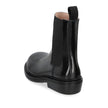 Black Calfskin Chelsea BootsDescription: – Composition: 100% calf leather – Inner: 100% Leather – Insole: 100% Leather – Sole: 100% Rubber – pull tab at the rear – Round toe – Elasticated side inserts – Made in Italy – Gender: WOMEN –Black Calfskin Chelse