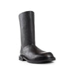 Black Calfskin BootsDescription: – Composition: 100% calf leather – Inner: Leather – Insole: Leather – Sole: Rubber – Round toe – Slip-on design – Grained leather – ‘F” block heel – Back tonal hand-stitching detail – Made in Italy – Gender: MEN – Size & F