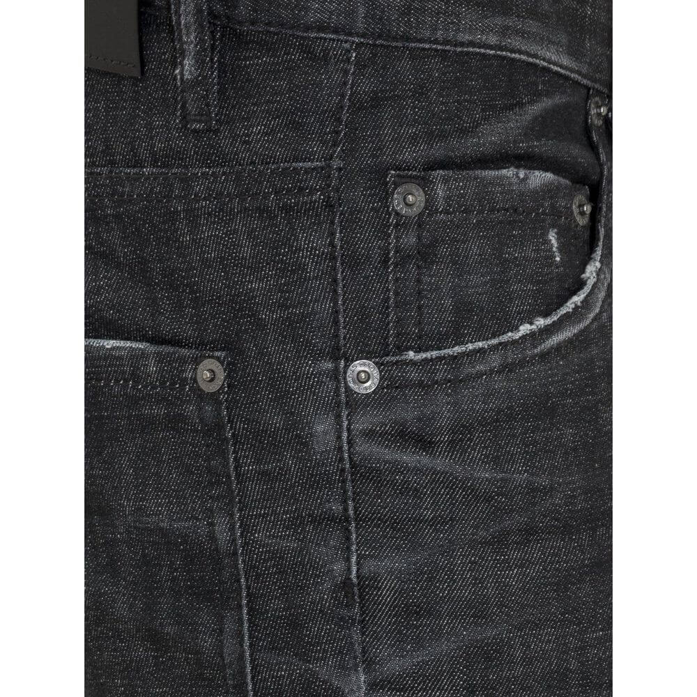 Black Cotton Jeans DenimDescription: – Composition: 98% Cotton 2% Elastane – Front button closure – Belt loops – Five pockets – Machine wash – Made in Romania – Gender: WOMEN –Black Cotton Jeans Denim${tagsDsquared²Aulae Black Cotton Jeans Denim Dsquared²