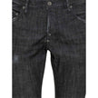 Black Cotton Jeans DenimDescription: – Composition: 98% Cotton 2% Elastane – Front button closure – Belt loops – Five pockets – Machine wash – Made in Romania – Gender: WOMEN –Black Cotton Jeans Denim${tagsDsquared²Aulae Black Cotton Jeans Denim Dsquared²