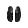 Black Calfskin SlippersDescription: – Composition: 100% calf leather – Inner: Leather – Insole: Leather – Sole: Leather – Branded insole – Iconic petal shaped toe – Belt Holes – Pocket And Rivet Details – Made in Italy – Gender: WOMEN –Black Calfskin Slip