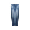 Blue Cotton Straight-Leg JeansDescription: – Composition: 100% cotton – belt loops – button and zip closure – five pockets – back logo detail – machine wash – made in Italy –Blue Cotton Straight-Leg Jeans${tagsVersaceAulae Blue Cotton Straight-Leg Jeans V