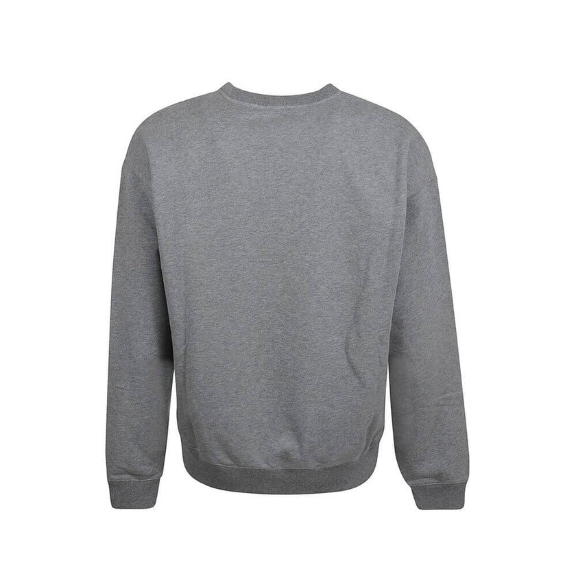 Gray Cotton SweatshirtDescription: – Composition: 100% Cotton – Long sleeves – Ribbed trims – Crew neck – Front logo detail – Front graphic print details – Made in Italy – Gender: MEN –Gray Cotton Sweatshirt${tagsVersaceAulae Gray Cotton Sweatshirt Versac