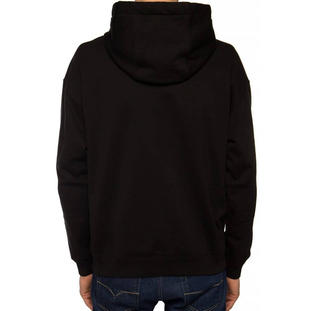 Black Cotton SweatshirtDescription: – Composition: 100% Cotton – Ribbed trims – Machine wash – Drawstring hood – Kangaroo pocket – Front logo detail – Made in Italy – Gender: MEN –Black Cotton Sweatshirt${tagsVersaceAulae Black Cotton Sweatshirt VersaceAu