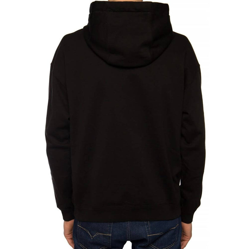 Black Cotton SweatshirtDescription: – Composition: 100% Cotton – Ribbed trims – Machine wash – Drawstring hood – Kangaroo pocket – Front logo detail – Made in Italy – Gender: MEN –Black Cotton Sweatshirt${tagsVersaceAulae Black Cotton Sweatshirt VersaceAu