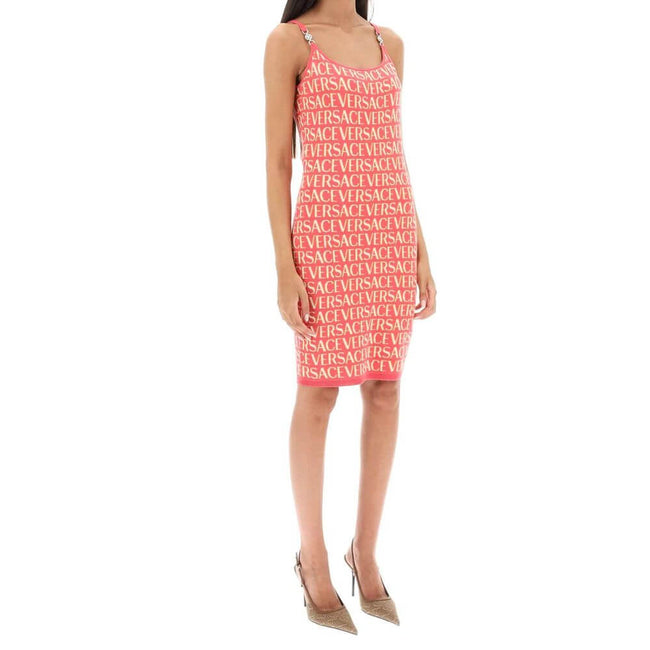 Multicolor Cotton Casual DressDescription: – Composition: 59% Cotton 41% Viscose – Sleeveless – Round neck – Gold-tone metal medusa detail – Made in Italy – Gender: WOMEN –Multicolor Cotton Casual Dress${tagsVersaceMulticolor Cotton Casual DressDescriptio