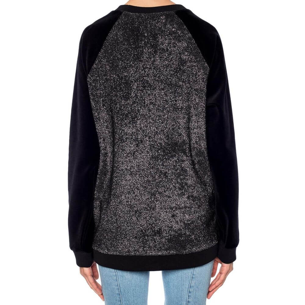 Black Elastane SweatshirtDescription: – Composition: 19% Elastane 20% Lurex 17% Polyamide 44% Viscose – Long sleeves – Ribbed trims – Made in France – Gender: WOMEN –Black Elastane Sweatshirt${tagsBalmainBlack Elastane SweatshirtDescription: – Composition