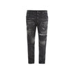 Black Cotton Jeans DenimDescription: – Composition: 98% Cotton 2% Elastane – Front button closure – Belt loops – Five pockets – Machine wash – Destroyed effect – Gender: WOMEN –Black Cotton Jeans Denim${tagsDsquared²Black Cotton Jeans DenimDescription: –