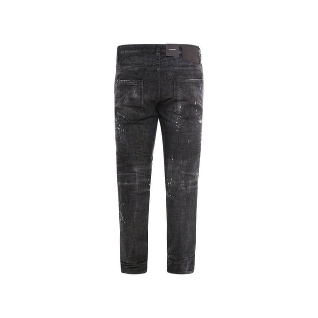 Black Cotton Jeans DenimDescription: – Composition: 98% Cotton 2% Elastane – Front button closure – Belt loops – Five pockets – Machine wash – Destroyed effect – Gender: WOMEN –Black Cotton Jeans Denim${tagsDsquared²Black Cotton Jeans DenimDescription: –