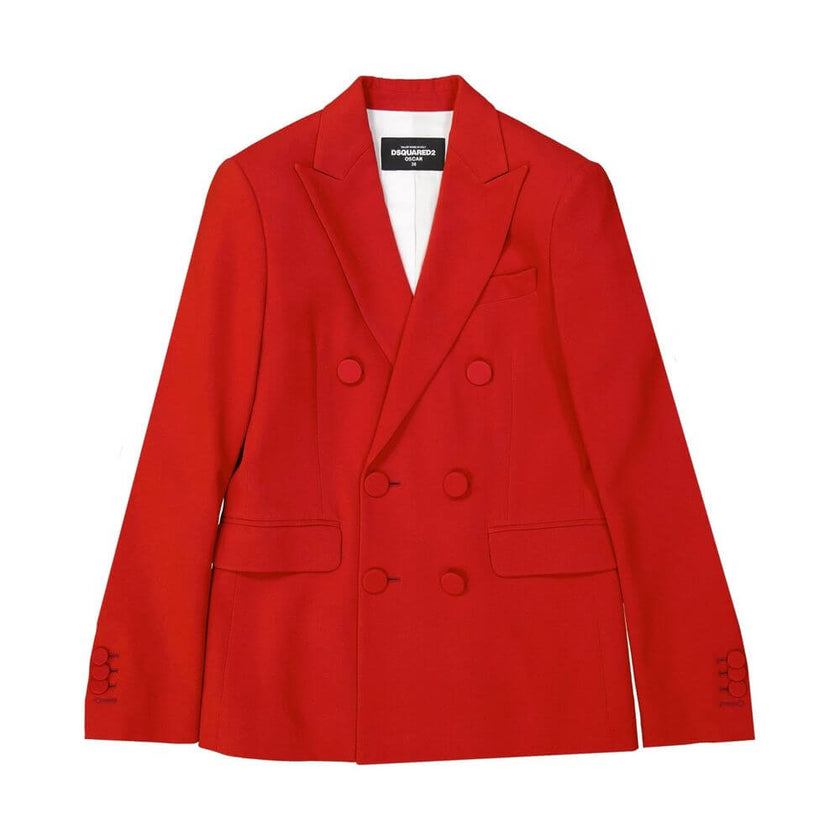 Red Viscose CoatDescription: – Composition: 95% viscose 5% elastane – Cotton lining – Button closure – Two pockets – Button Cuff – Dry clean only – Made in Italy –Red Viscose Coat${tagsDsquared²Red Viscose CoatDescription: – Composition: 95% viscose 5% el