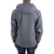 Gray Cotton Shell JacketDescription: – Composition: 100% Cotton – Long sleeves – Machine wash – Drawstring hood – Two front pockets – Elasticated cuffs – Front zip closure – Front logo detail – Drawstring hem – Made in Italy – Gender: MEN –Gray Cotton She