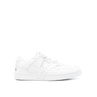 White Calfskin Low Top SneakersDescription: – Composition: 100% calf leather – Inner: Fabric – Insole: Fabric – Sole: Rubber – Round toe – Branded insole – Front lace-up closure – Top and back logo detail – Side logo relief – Made in Italy – Gender: MEN –