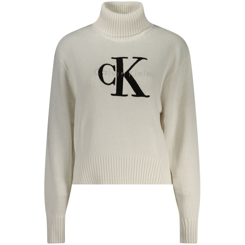 White Cotton SweaterLONG-SLEEVED TURTLENECK SWEATER WITH EMBROIDERY AND LOGOWhite Cotton Sweater${tagsCalvin KleinWhite Cotton SweaterLONG-SLEEVED TURTLENECK SWEATER WITH EMBROIDERY AND LOGOLONG-SLEEVED TURTLENECK SWEATER WITH EMBROIDERY AND LOGO110296138
