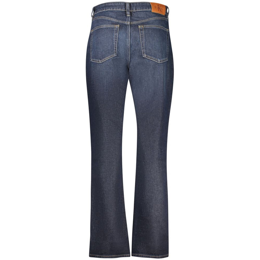 Blue Cotton Jeans Denim5-POCKET OXBOW JEANS, HIGH-RISE STRAIGHT, WIDE LEG, BUTTON AND ZIP, LOGOBlue Cotton Jeans Denim${tagsCalvin KleinBlue Cotton Jeans Denim5-POCKET OXBOW JEANS, HIGH-RISE STRAIGHT, WIDE LEG, BUTTON AND ZIP, LOGO5-POCKET OXBOW JEANS, HI